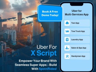 AI-Powered Uber For X App For All On-Demand Business Needs | SpotnRides