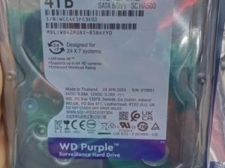 WD 4 Terabyte Hard Drive for CCTV DVR