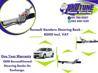 Renault Sandero - OEM Reconditioned Steering Racks